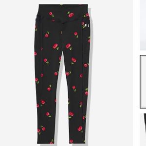 VS Pink 🍒 cherry print Ultimate V Leggings